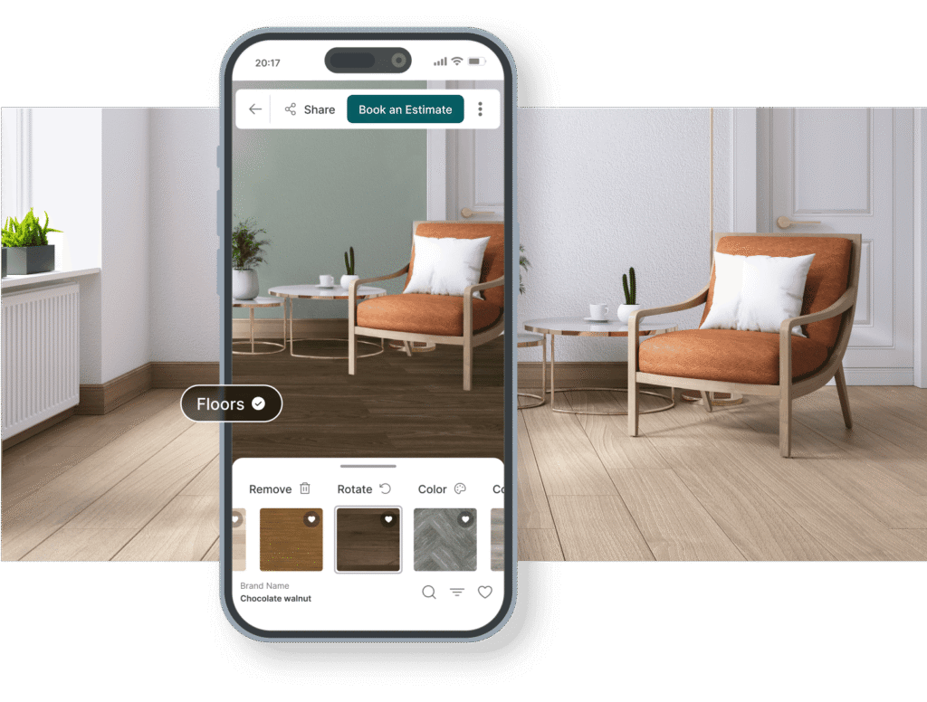 Flooring visualizer
